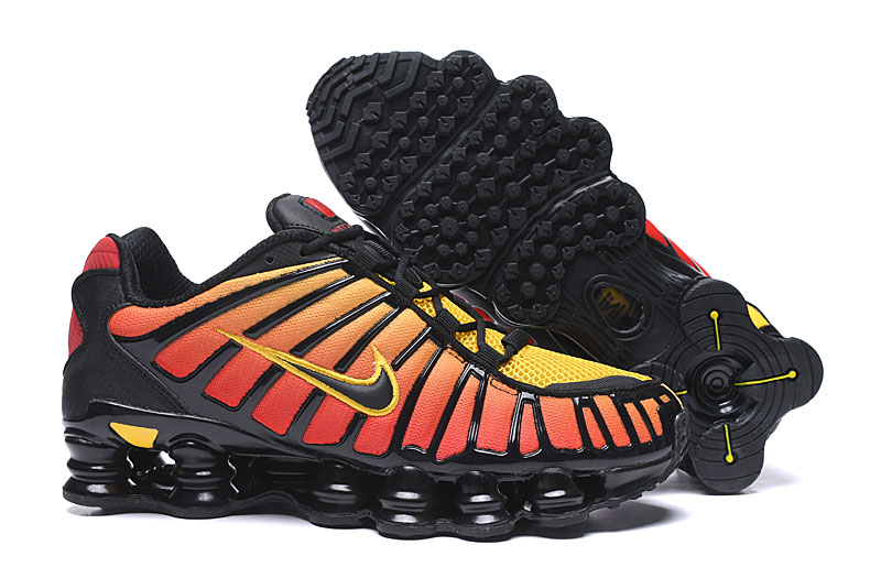 Nike Shox TL Men's Shoes Orange Yellow Black-03